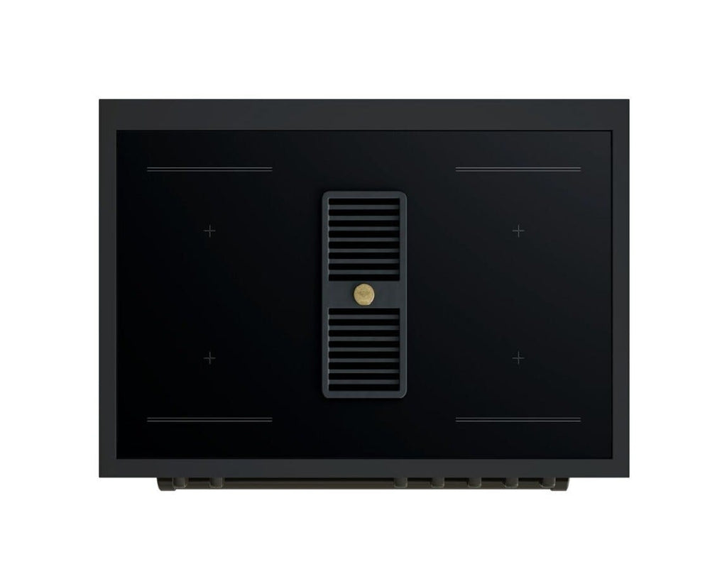 Bertazzoni MASCH94I1ENET Master Cucina da accosto 90 cm, piano a induzione, forno 103 L e cappa integrata, nero opaco