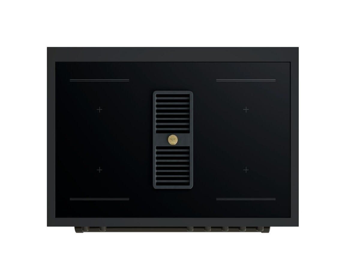 Bertazzoni MASCH94I1ENET Master Cucina da accosto 90 cm, piano a induzione, forno 103 L e cappa integrata, nero opaco