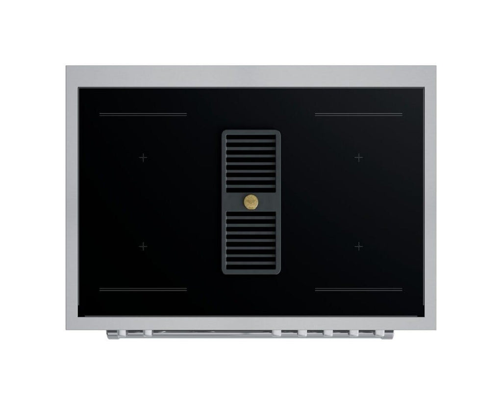 Bertazzoni MASCH94I1EXT Master Cucina da accosto 90 cm, piano a induzione, forno 103 L e cappa integrata, inox
