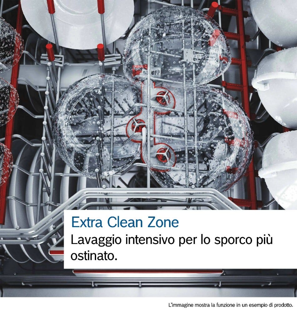 Bosch SMV6ECX20E Serie 6 Lavastoviglie integrata totale, 14 Coperti, Classe A, EfficientDry