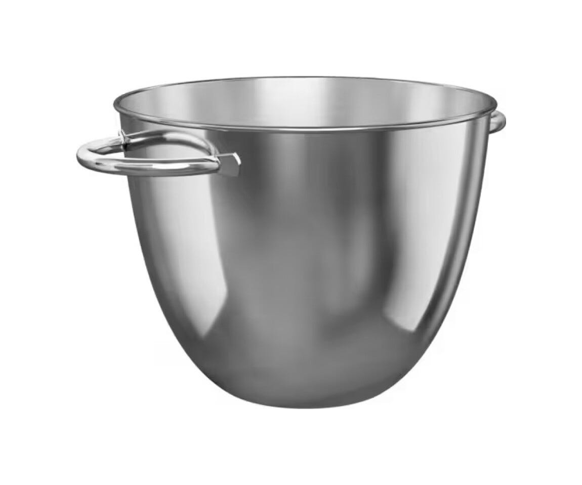 Electrolux E6KM1-4PPT Serie 700 Assistent Impastatrice Planetaria, 1200W, Doppia Ciotola, Platinum Pearl