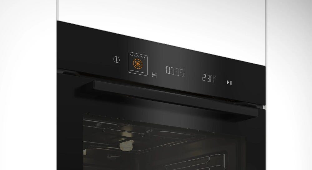 Beko BCBIM17600KSBMPS bPRO 500 Forno elettrico cm. 60, capacità 72 litri, 15 funzioni, pirolitico, HidroClean, nero