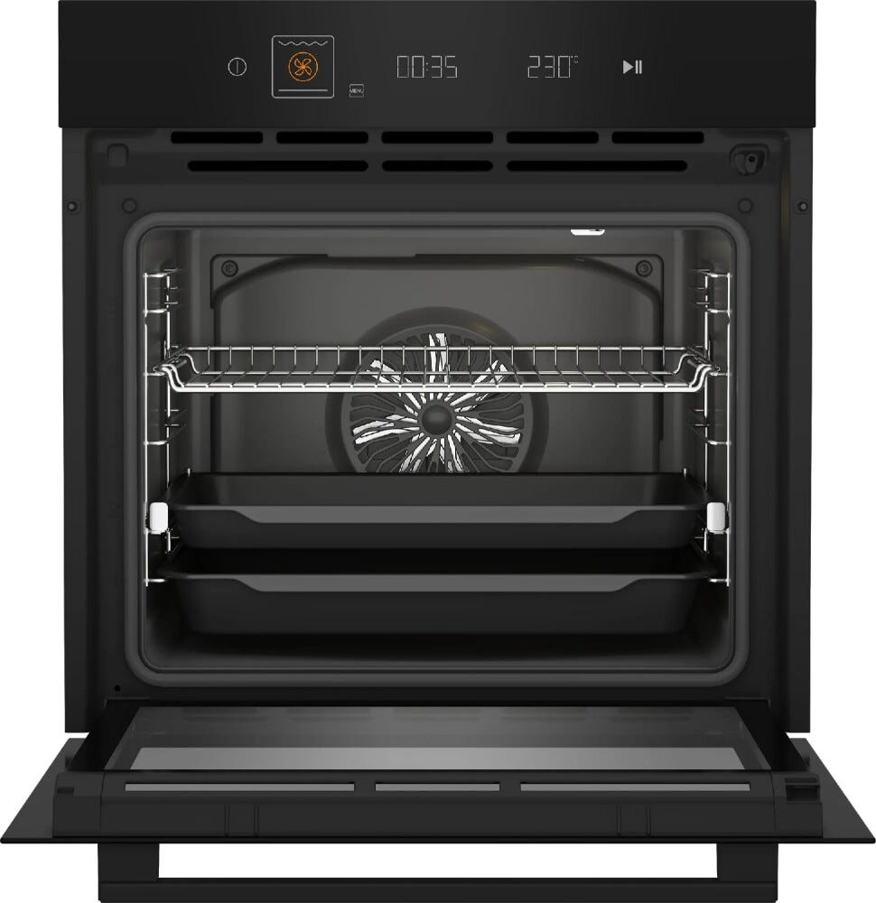 Beko BCBIM17600KSBMPS bPRO 500 Forno elettrico cm. 60, capacità 72 litri, 15 funzioni, pirolitico, HidroClean, nero