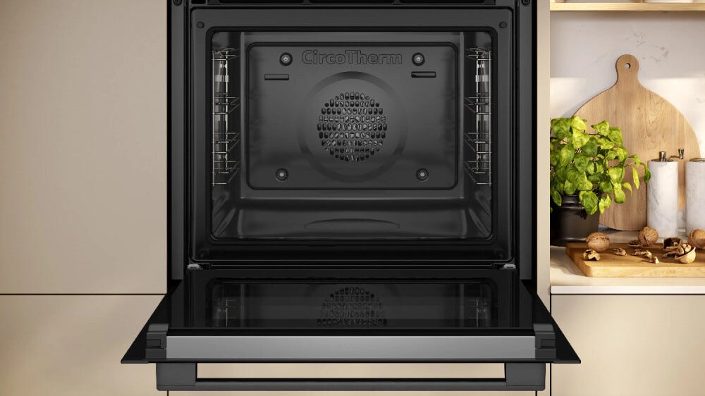 Neff B2ACJ7AG0 N30 Forno elettrico pirolitico 71 l, Air Fry, Graphite Grey, Classe A+, grigio grafite