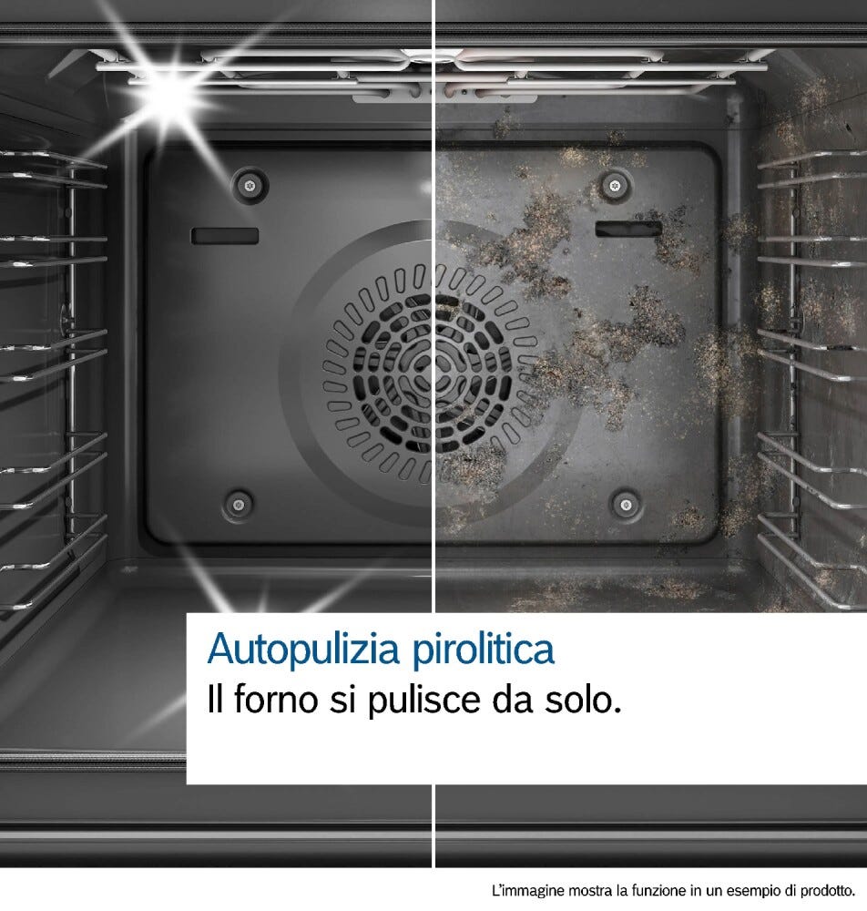 Bosch HBG7721B2 Serie 8 Forno da incasso, 71 Litri, A+, Air Fry, Nero