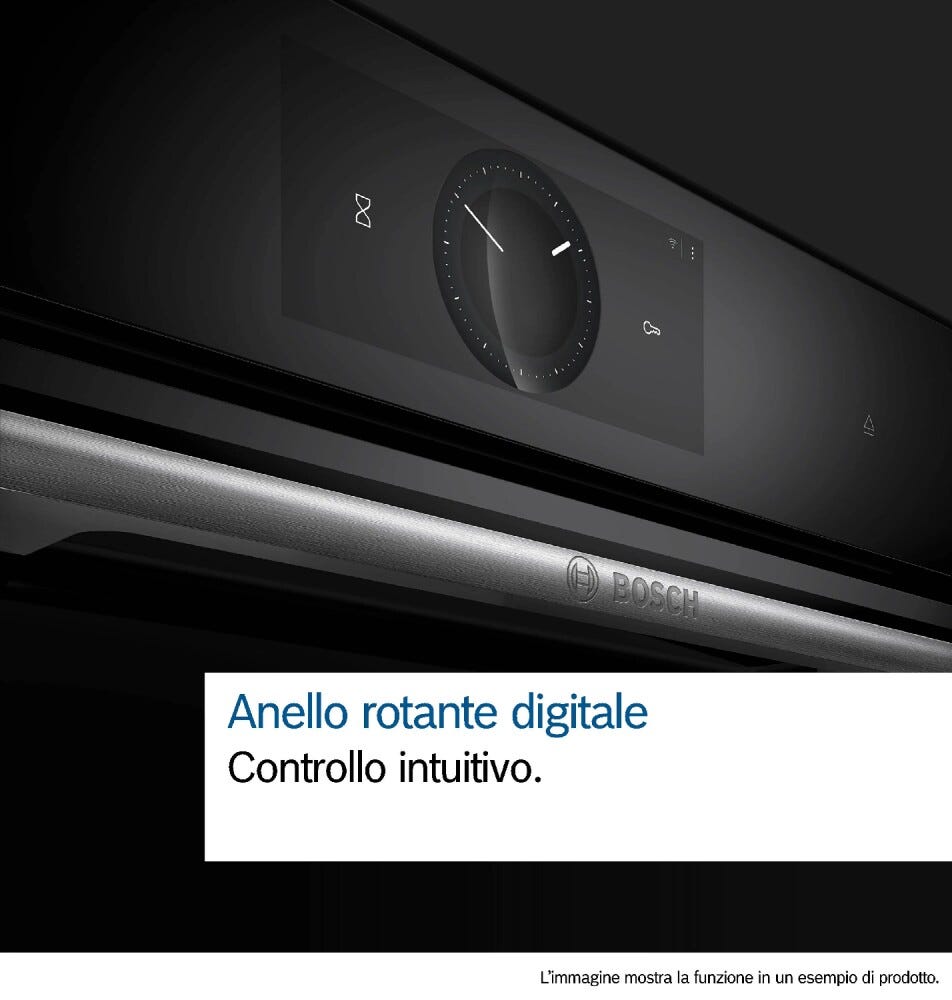 Bosch HBG7721B2 Serie 8 Forno da incasso, 71 Litri, A+, Air Fry, Nero