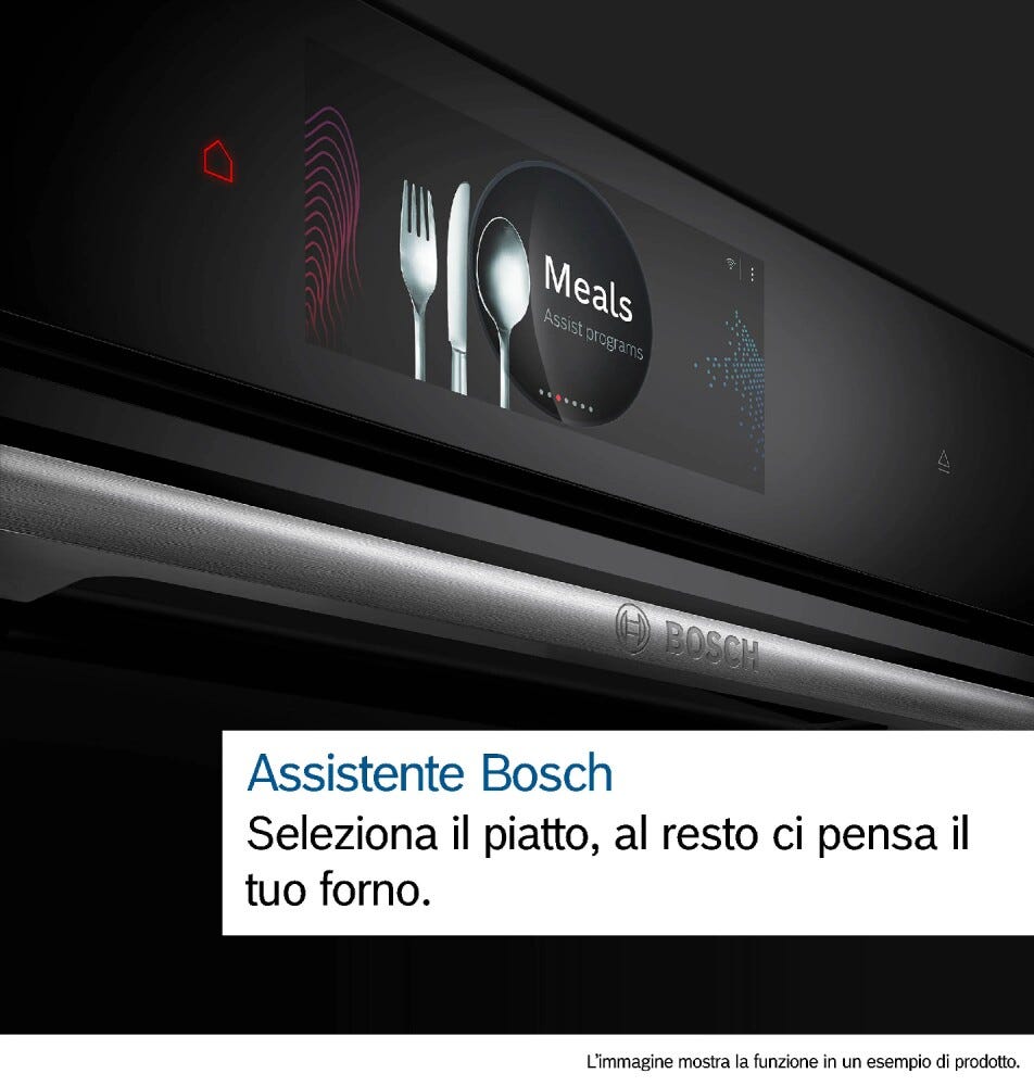 Bosch HBG7721B2 Serie 8 Forno da incasso, 71 Litri, A+, Air Fry, Nero