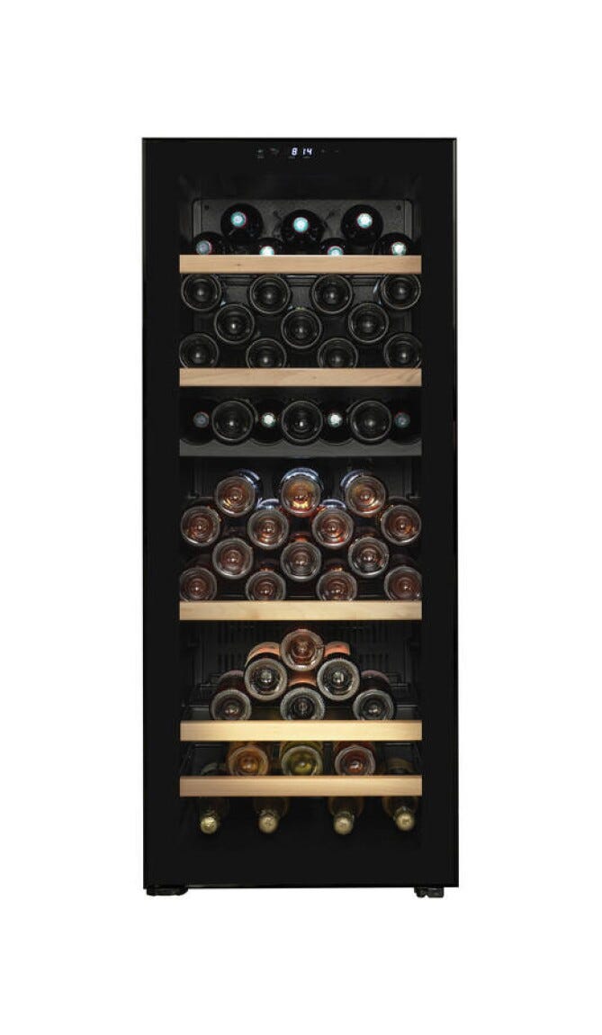 Avintage CEPAGE108DZ Cantinetta a doppia zona 108 bottiglie, 2 zone 5–20 °C, ripiani scorrevoli