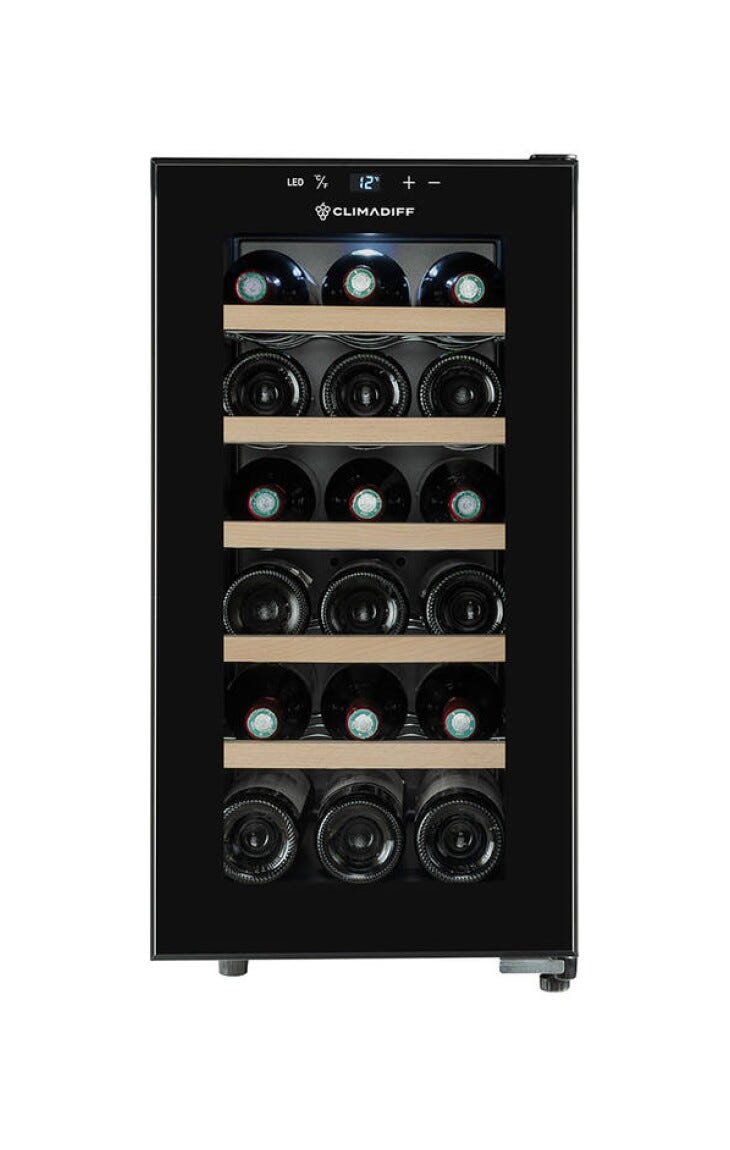 Avintage CUVEE18 Cantinetta vini 18 bottiglie, 1 zona 11–18 °C, ultra silenziosa 22 dB