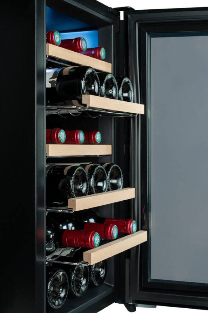 Avintage CUVEE18 Cantinetta vini 18 bottiglie, 1 zona 11–18 °C, ultra silenziosa 22 dB