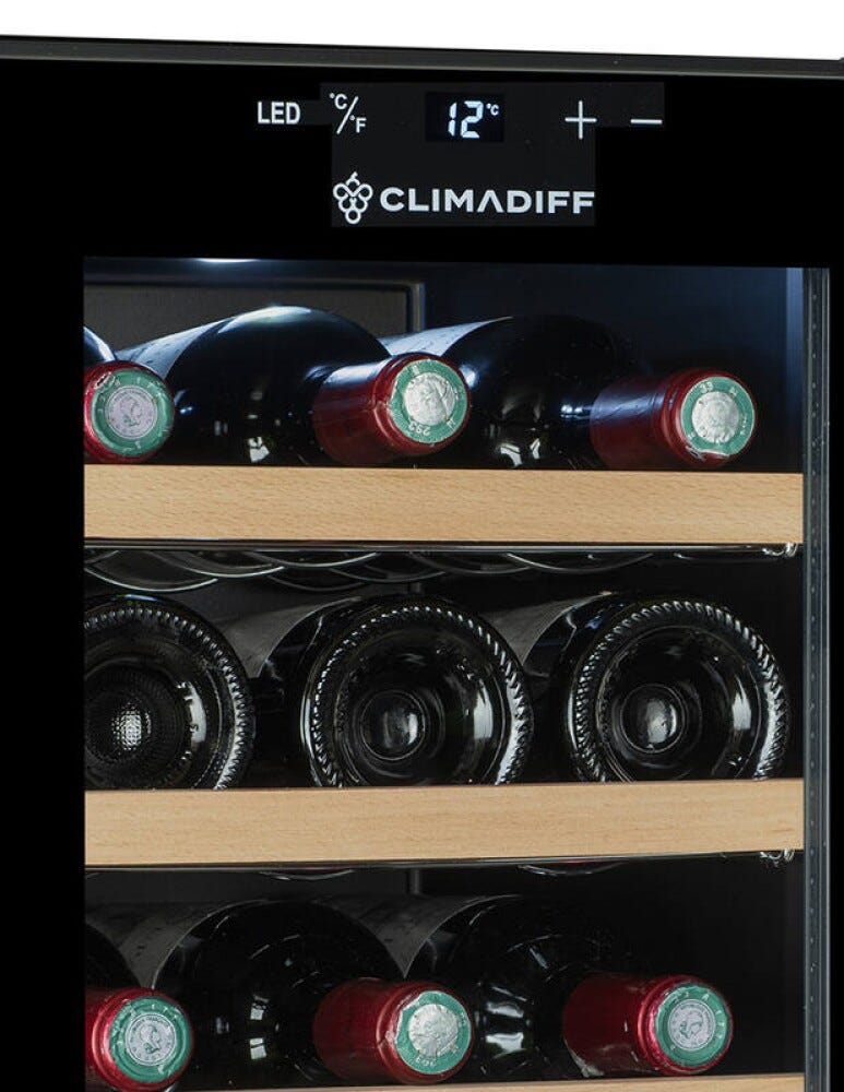 Avintage CUVEE18 Cantinetta vini 18 bottiglie, 1 zona 11–18 °C, ultra silenziosa 22 dB