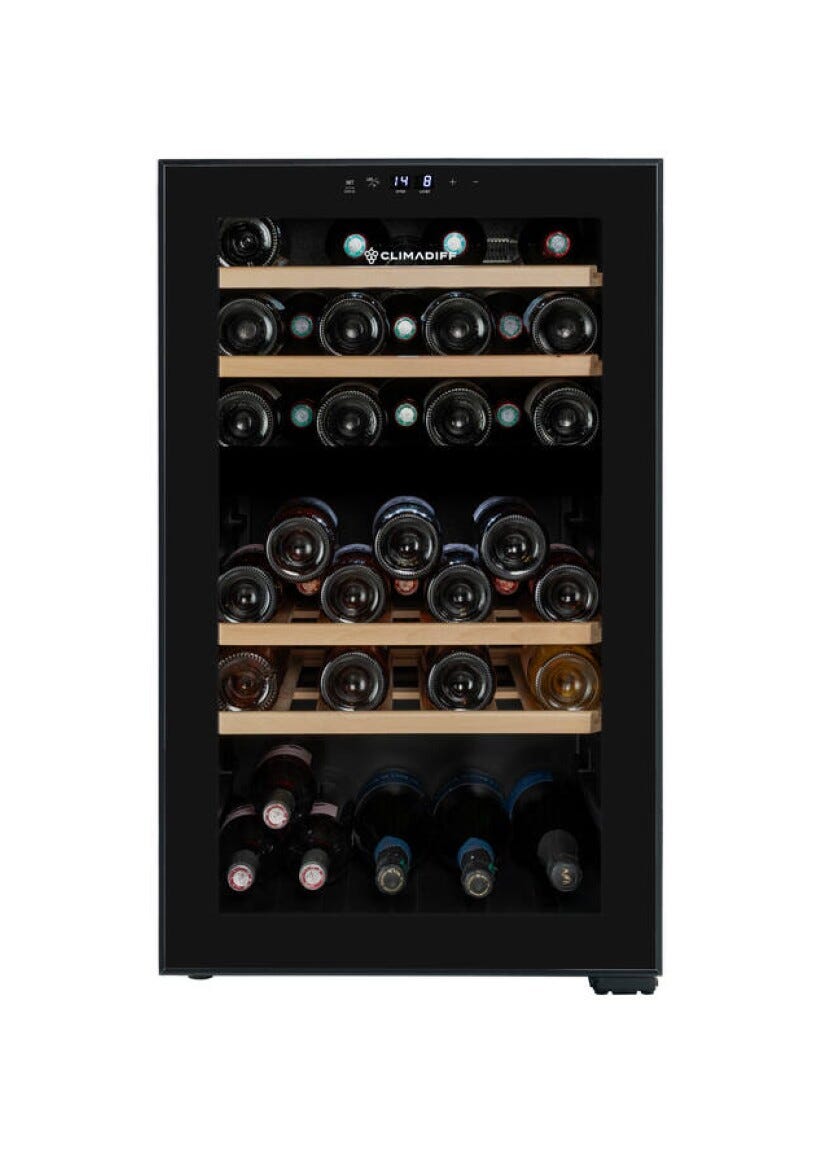 Avintage CEPAGE52DZF Cantina vini a doppia zona 52 bottiglie, 2 zone 5–20 °C, ripiani in legno