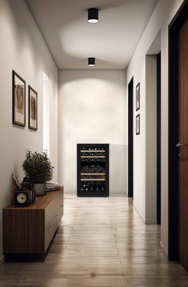 Avintage CEPAGE52DZF Cantina vini a doppia zona 52 bottiglie, 2 zone 5–20 °C, ripiani in legno