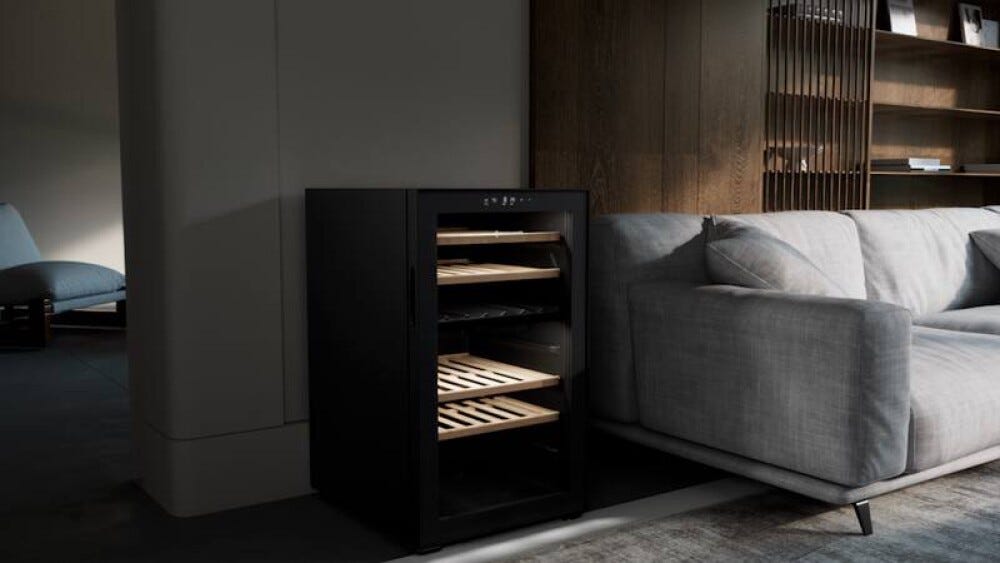 Avintage CEPAGE52DZF Cantina vini a doppia zona 52 bottiglie, 2 zone 5–20 °C, ripiani in legno