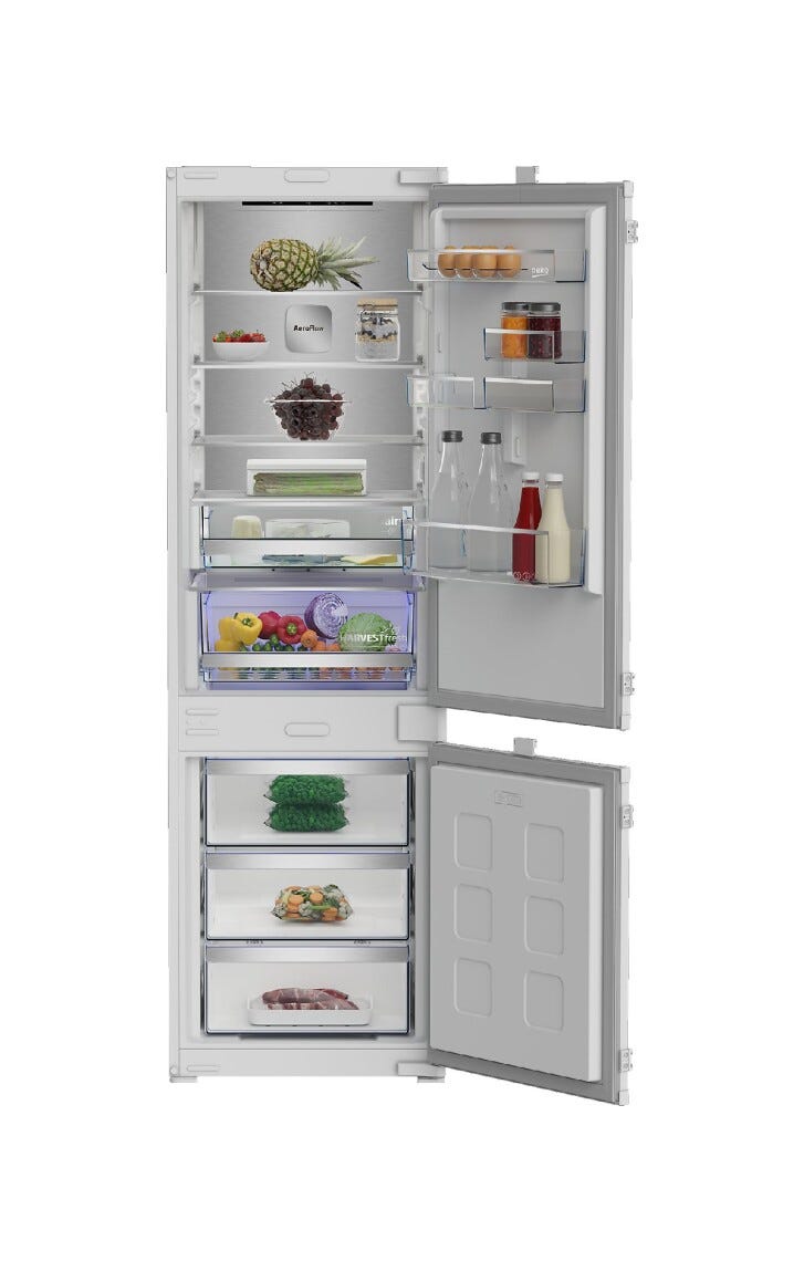 Beko B7BCNA295HS2 pro 700 Frigorifero da incasso cm. 54, capacità 270 L, No Frost, ProSmart™ Inverter