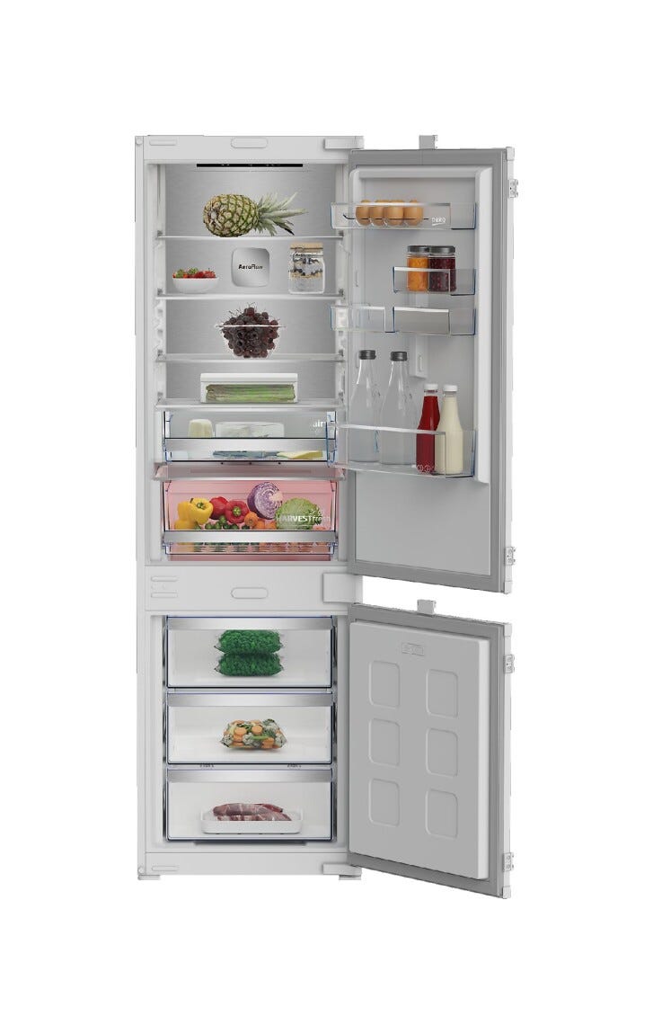 Beko B7BCNA295HS2 pro 700 Frigorifero da incasso cm. 54, capacità 270 L, No Frost, ProSmart™ Inverter