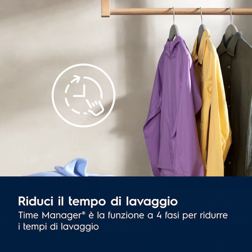 Electrolux EW6FM29G serie 600 SensiCare Lavatrice a carica frontale, 9 kg, 1400 giri, Classe A