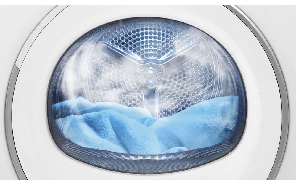 Smeg DN10SEC Asciugatrice a pompa di calore, cm. 60, capacità 10 kg, Tecnologia Steam Energy, bianco