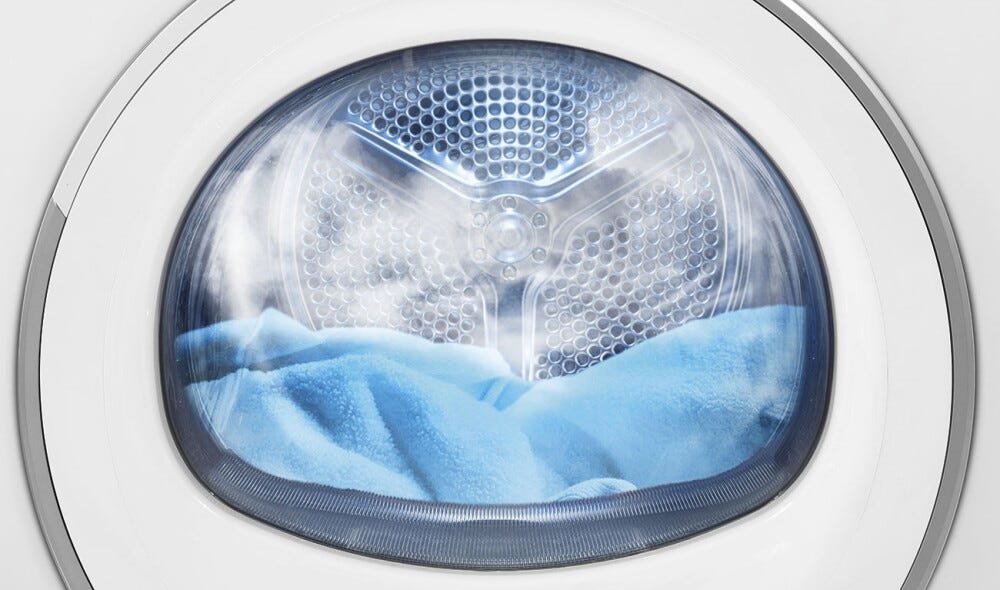 Smeg DN08SEC NovaCare Asciugatrice a pompa di calore, cm. 60, capacità 8 kg, Tecnologia Steam Energy, bianco