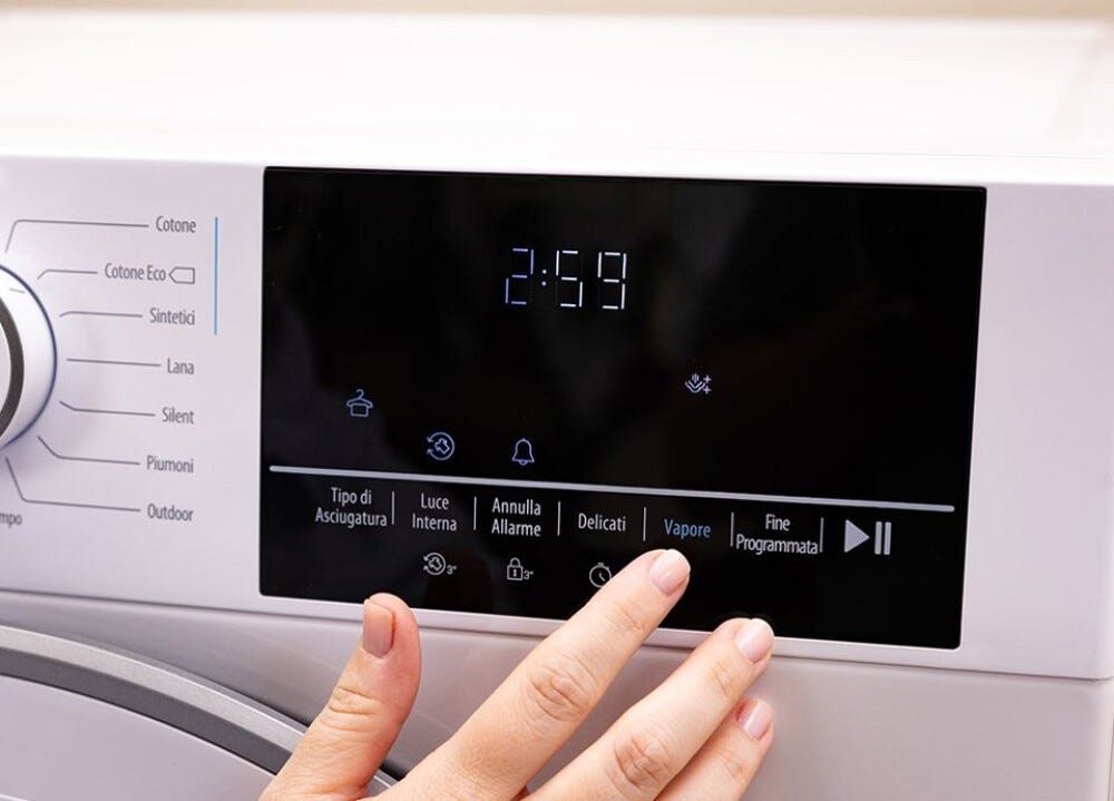 Smeg DN08SEC NovaCare Asciugatrice a pompa di calore, cm. 60, capacità 8 kg, Tecnologia Steam Energy, bianco