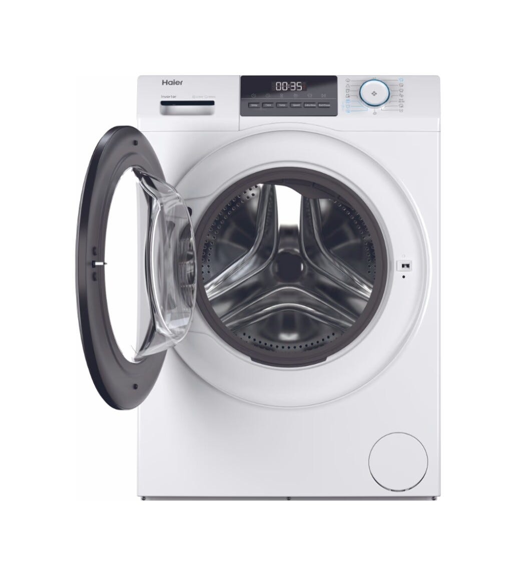 Haier HW110-BP14929A-S I-Pro Serie 1 Lavatrice cm. 60, capacità 11 kg, 1400 giri, Inverter AI Power Drive, igiene ABT®, bianco
