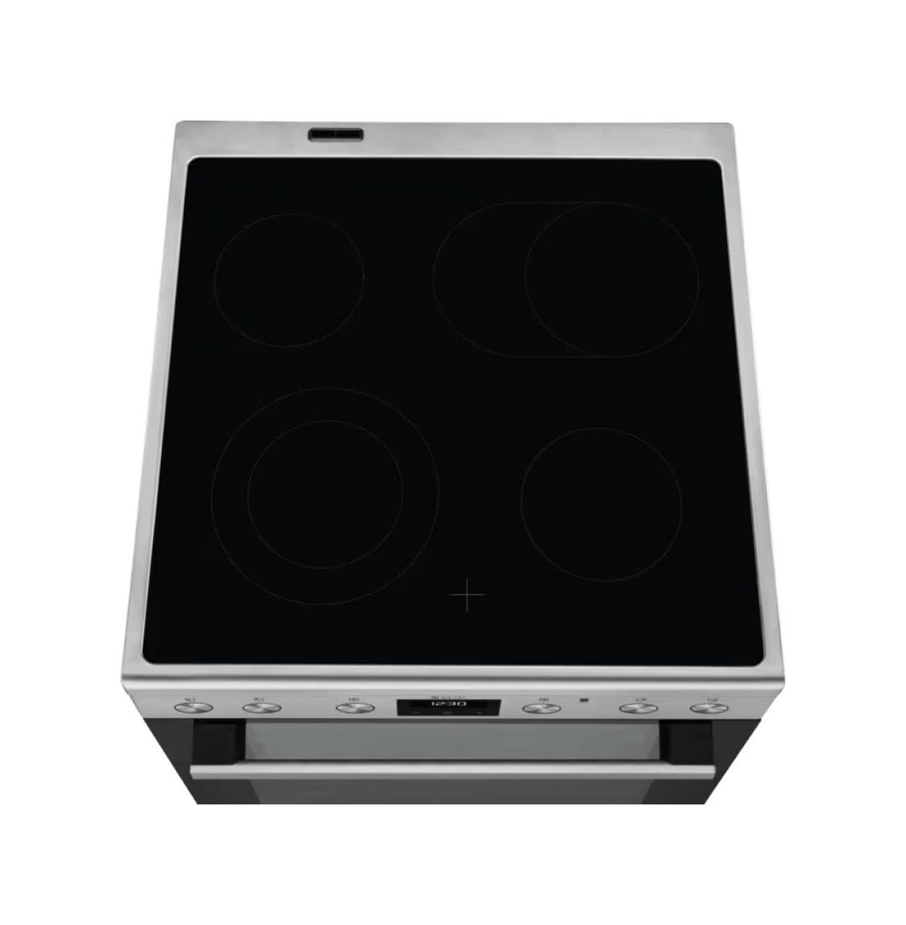 AEG CCB6446CBM serie 5000 Cucina da accosto cm. 60x60, 4 zone cottura elettriche, 1 forno, cottura air fry, 73 litri, inox