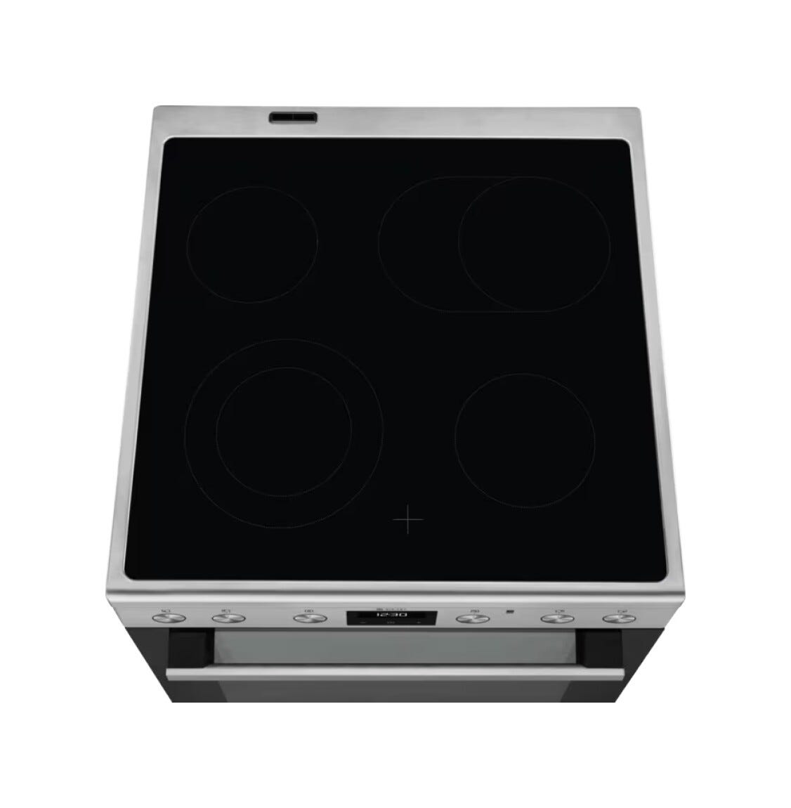 AEG CCB6446CBM serie 5000 Cucina da accosto cm. 60x60, 4 zone cottura elettriche, 1 forno, cottura air fry, 73 litri, inox
