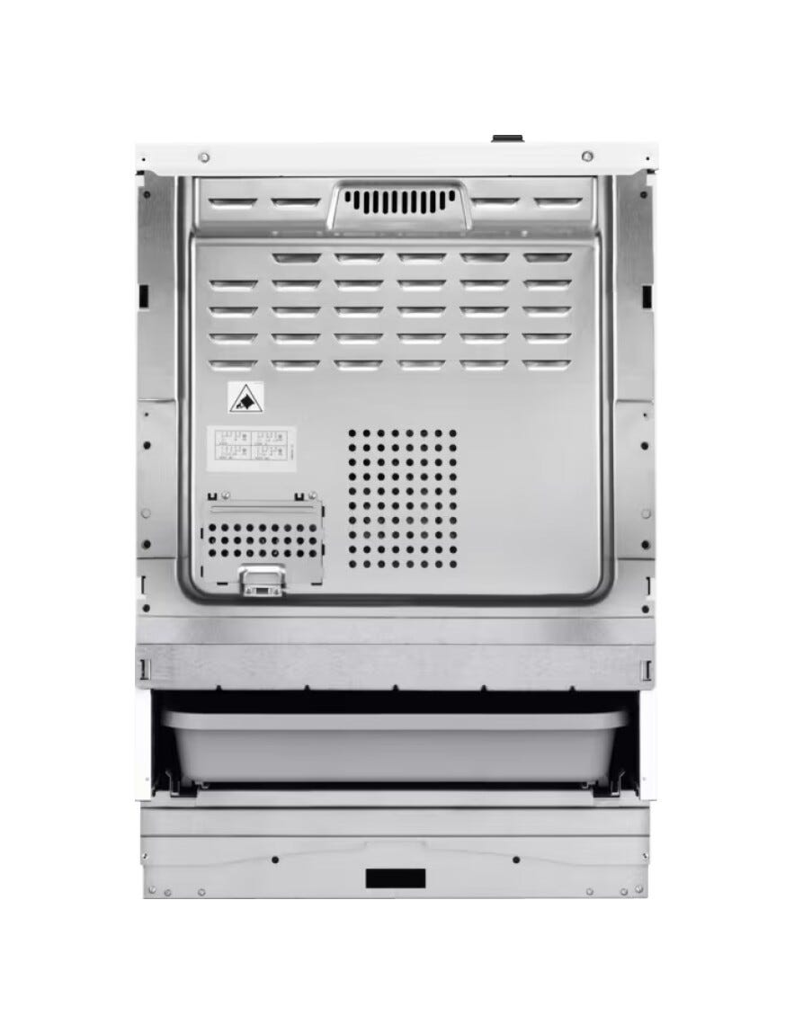 AEG CCB6446CBM serie 5000 Cucina da accosto cm. 60x60, 4 zone cottura elettriche, 1 forno, cottura air fry, 73 litri, inox