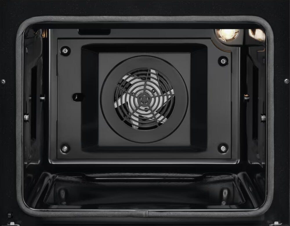 AEG CCB6446CBM serie 5000 Cucina da accosto cm. 60x60, 4 zone cottura elettriche, 1 forno, cottura air fry, 73 litri, inox