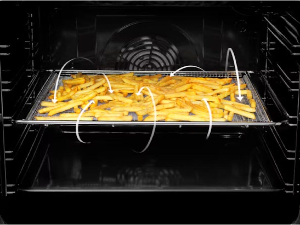 AEG CCB6446CBM serie 5000 Cucina da accosto cm. 60x60, 4 zone cottura elettriche, 1 forno, cottura air fry, 73 litri, inox