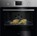 AEG OU5PB40SM serie 5000 SurroundCook Forno elettrico multifunzione, cm. 60, 72 litri, pirolitico, Classe A++, inox anti-impronta