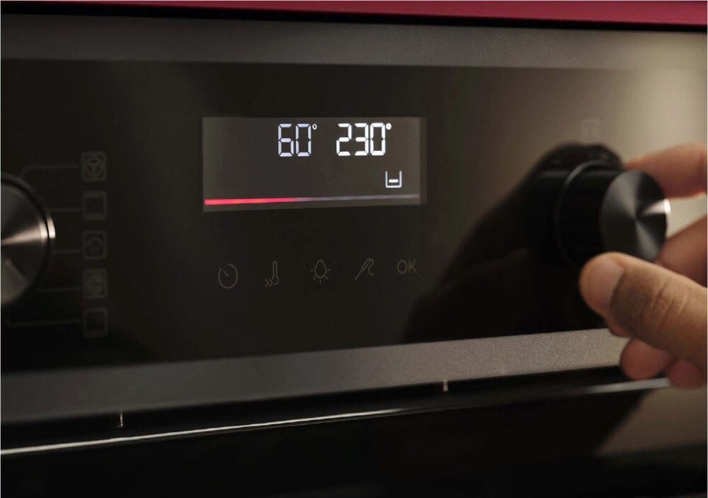 AEG OU5PB40SM serie 5000 SurroundCook Forno elettrico multifunzione, cm. 60, 72 litri, pirolitico, Classe A++, inox anti-impronta