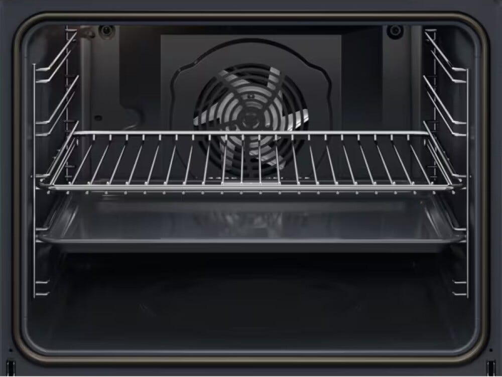 AEG OU5PB40SM serie 5000 SurroundCook Forno elettrico multifunzione, cm. 60, 72 litri, pirolitico, Classe A++, inox anti-impronta