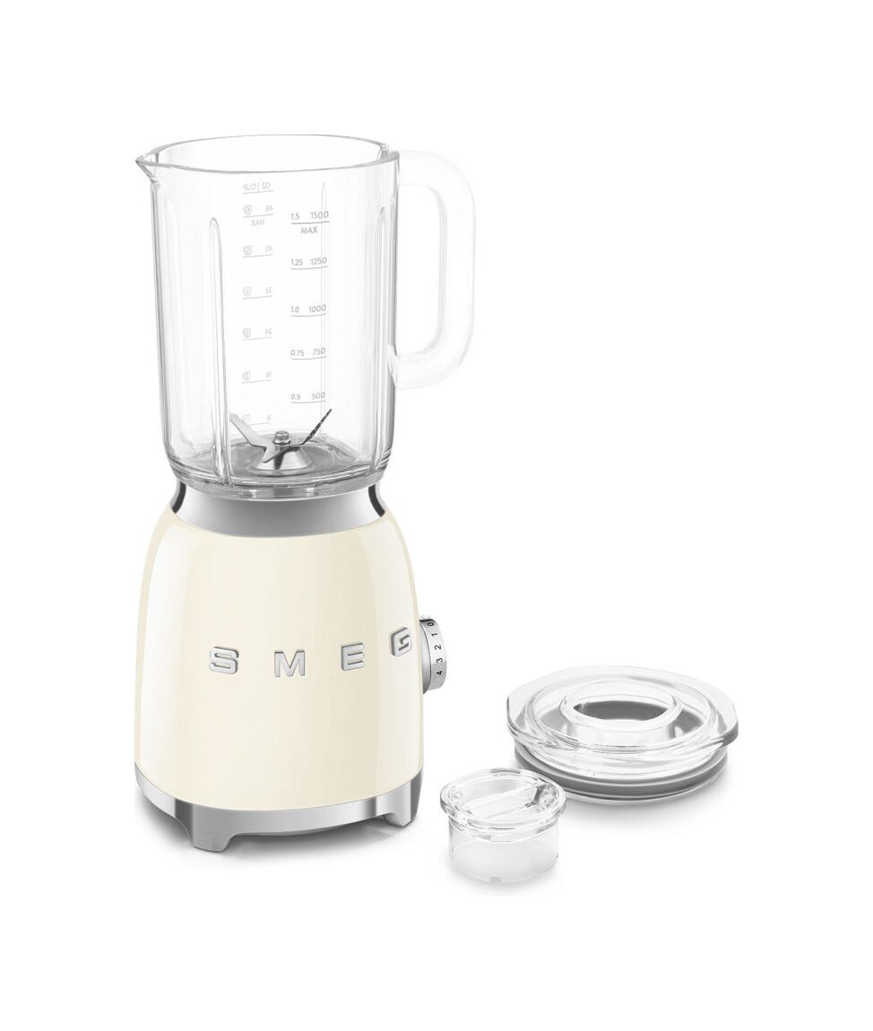 Smeg Selection BLF03CREU 50's Style Frullatore da tavolo, 1,5 L, panna lucido