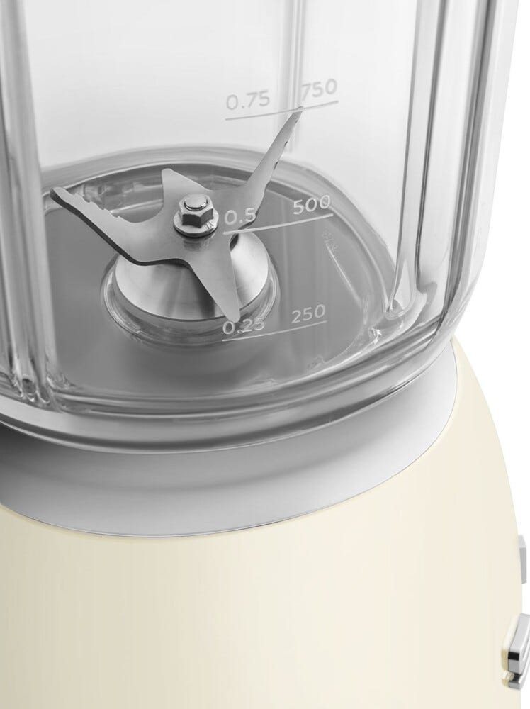Smeg Selection BLF03CREU 50's Style Frullatore da tavolo, 1,5 L, panna lucido