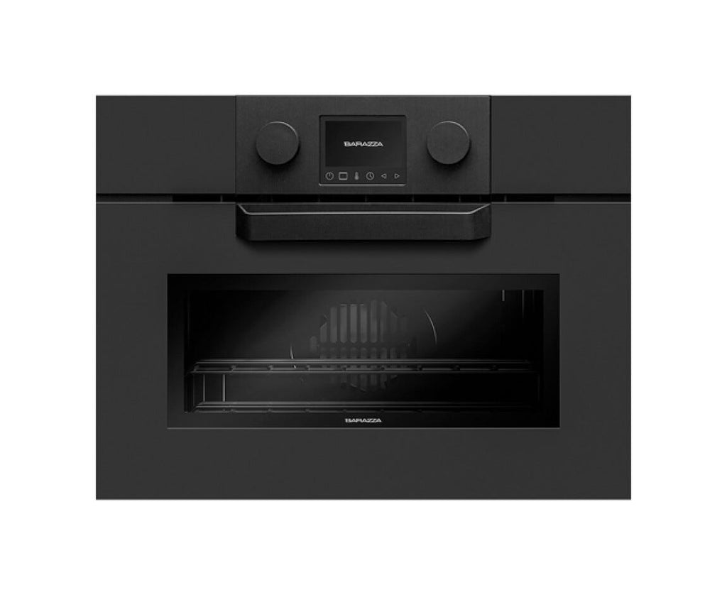 Barazza 1FEVEVCN Icon Exclusive Forno elettrico combinato vapore, h.46 cm, 40 L, Classe A+, nero