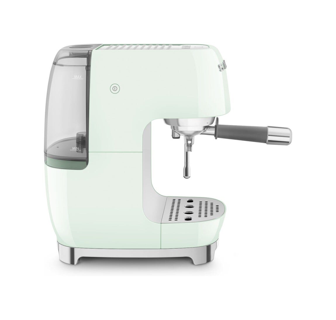 Smeg Selection ECF03PGEU 50's Style Macchina da caffè espresso manuale, con funzione Cold Brew, verde pastello lucido