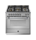 Steel Ascot Pulse 90 AP9F Cucina da accosto 90 cm, forno elettrico multifunzione, piano a gas o induzione, acciaio inox
