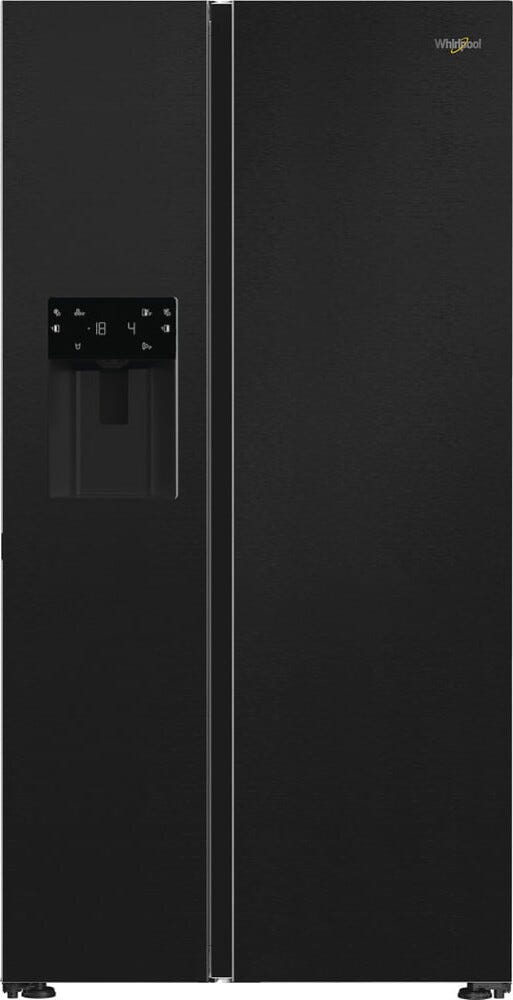 Whirlpool WHG2 6574W XK5E Frigorifero Side-by-Side cm. 91, capacità 578 litri, Dual No Frost, 6° Senso, dark inox