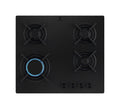 Electrolux KGG643723L Serie 700 Gas on Glass Piano cottura a gas, 59 cm, 4 Fuochi, Vetro Nero Opaco