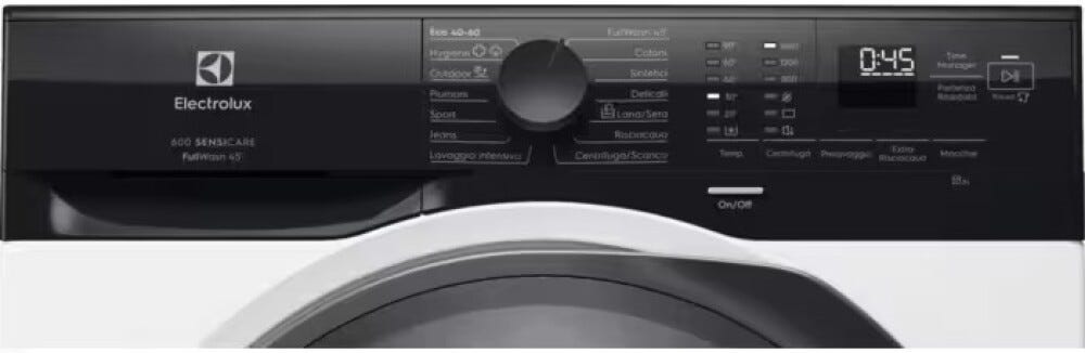 Electrolux EW6FZ29 serie 600 SensiCare Lavatrice a carica frontale, 9 kg, 1400 giri, Classe A