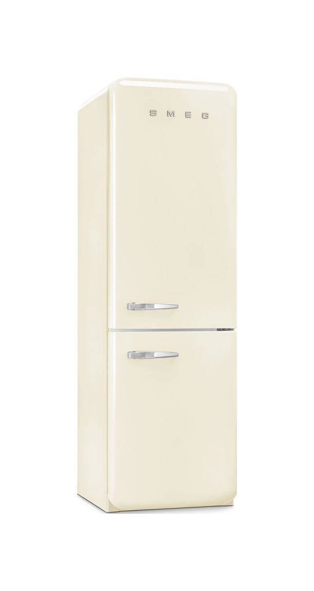 Smeg Selection FAB32RCR6 50's Style Frigorifero con congelatore a libera installazione cm. 60, altezza 197, 331 litri, cerniere dx, panna lucido