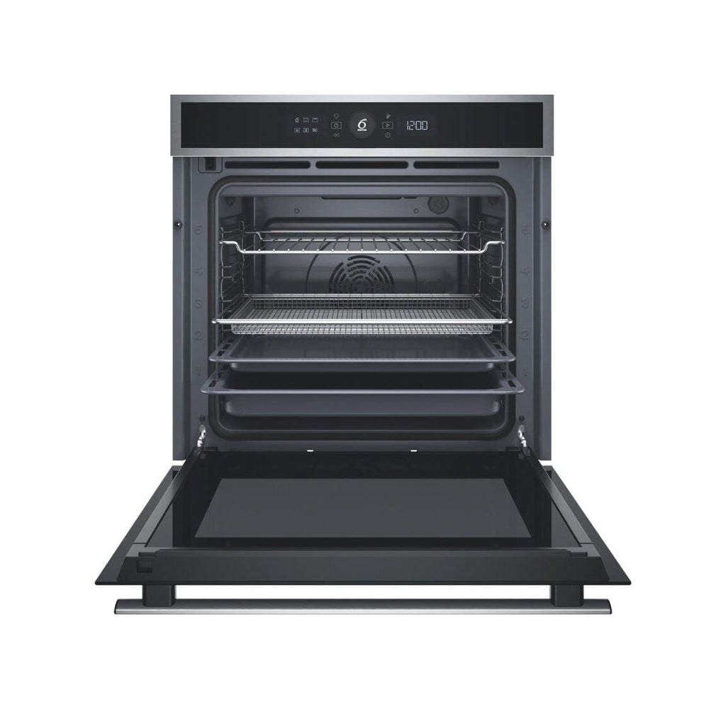 Whirlpool WOI4IS8PM0SXA1 Forno elettrico cm. 60, capacità 73 litri, 6° SENSO, Steam+, AirFry, pirolitico, inox/nero