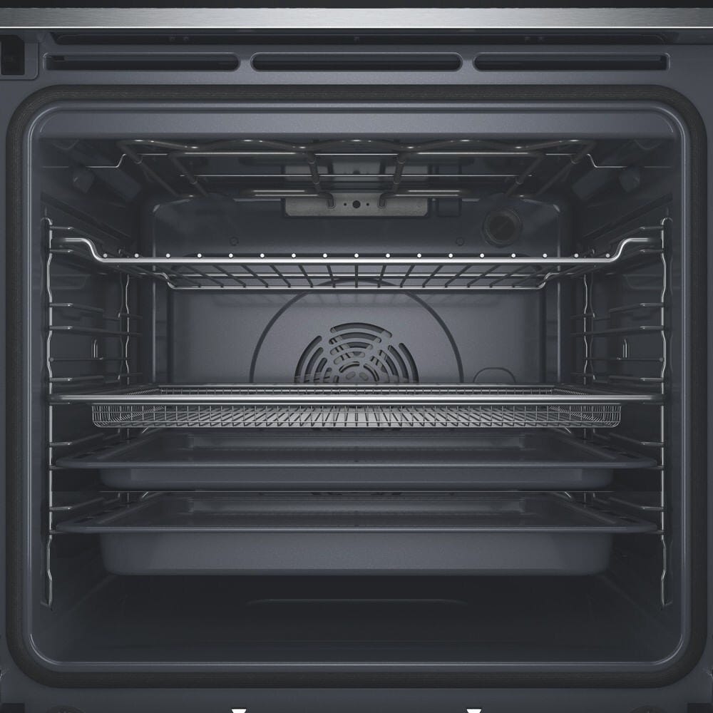 Whirlpool WOI4IS8PM0SXA1 Forno elettrico cm. 60, capacità 73 litri, 6° SENSO, Steam+, AirFry, pirolitico, inox/nero