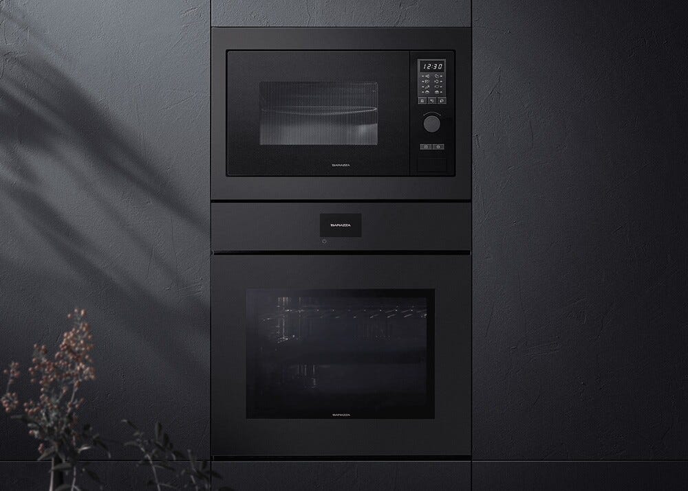 Barazza 1FVAPEN Velvet Advance Exclusive Forno elettrico 60 cm, 66 L, Touch Screen, nero