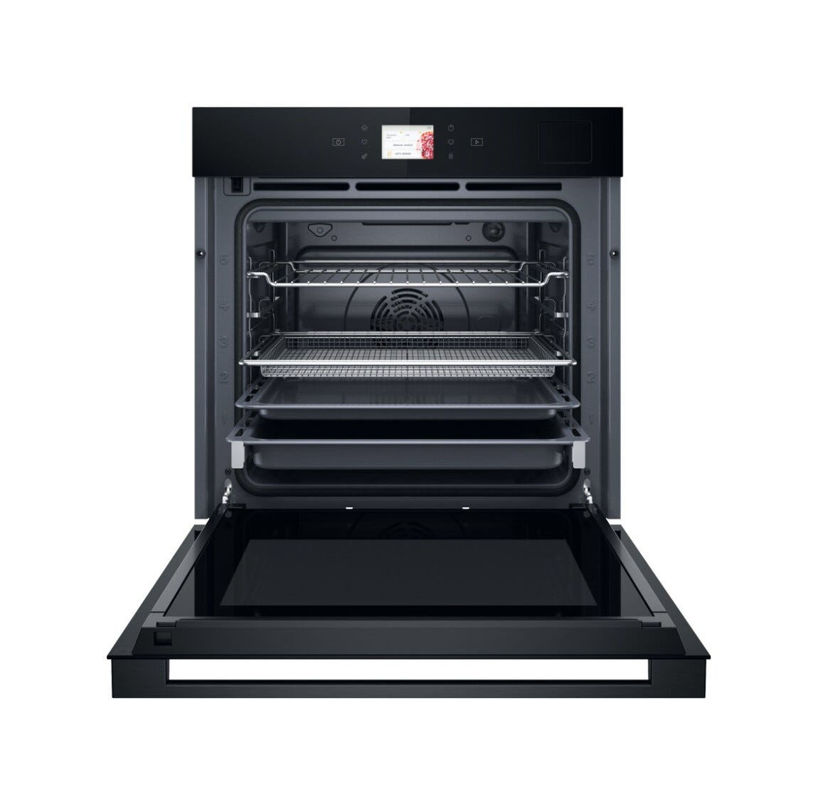 Whirlpool WOI9A8PT1SBA Forno elettrico cm. 60, capacità 73 litri, 6th Sense, SteamSense, pirolitico, nero