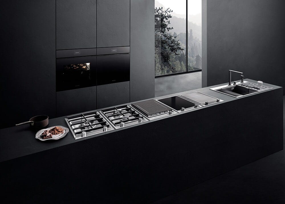 Barazza 1PBFTK1 B_Free Piano cottura elettrico teppanyaki Monopiastra AISI 304, 2 zone, controllo 50–270 °C