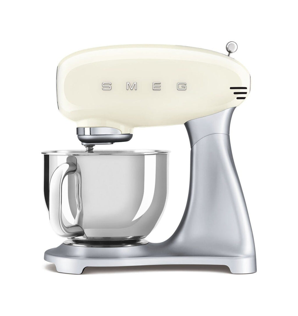 Smeg Selection SMF04CREU 50's Style Impastatrice, ciotola da 4,8 litri, 800 W, panna lucido