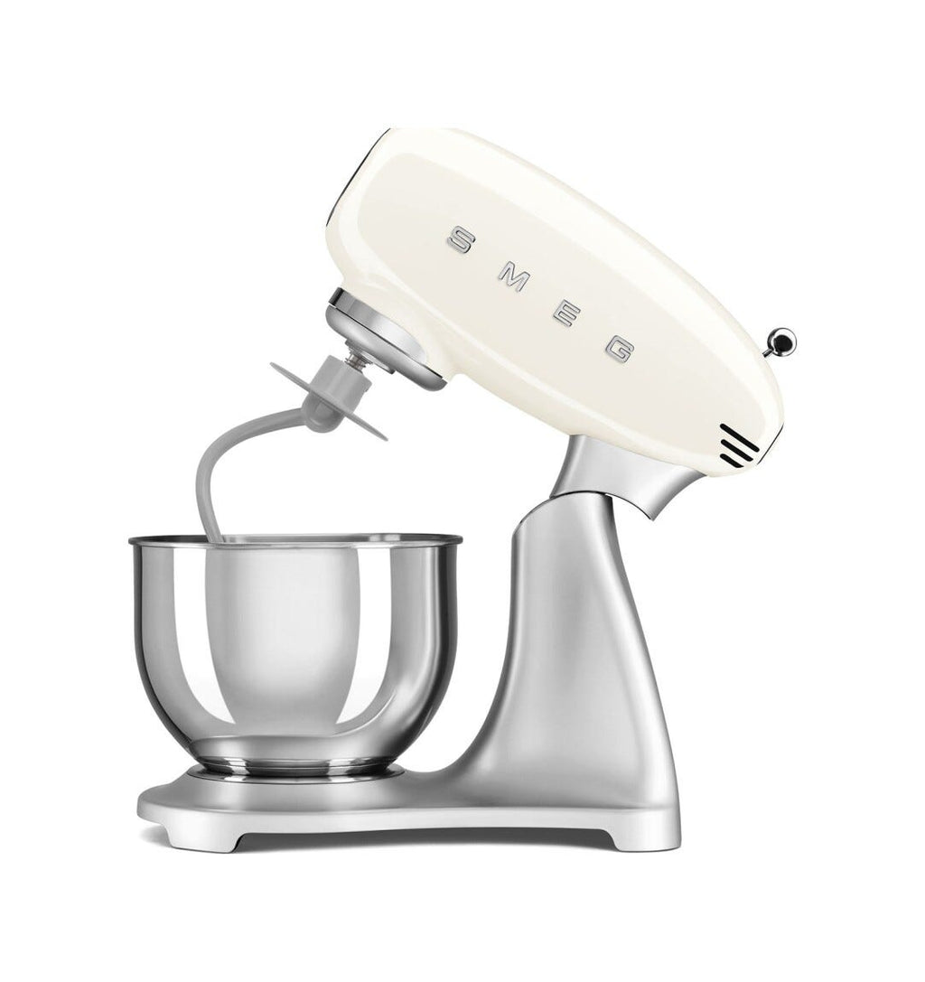 Smeg Selection SMF04CREU 50's Style Impastatrice, ciotola da 4,8 litri, 800 W, panna lucido