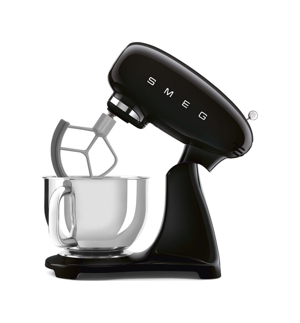 Smeg Selection SMF05BLEU 50's Style Impastatrice full color, ciotola da 4,8 litri, 1000 W, nero lucido